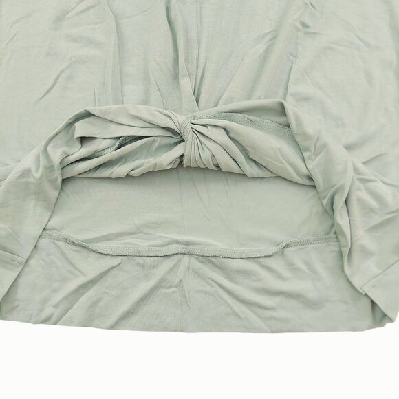 Rumi+Ryder Tee Girls Youth XL 16 Green Long Sleeve Twist Front Soft Fabric - Picture 4 of 12